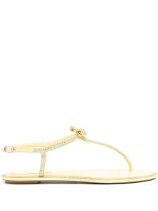 Босоножки Caterina со стразами René Caovilla, желтый