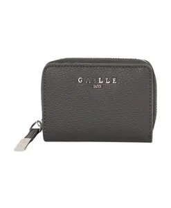 Мини-Кошелек из серой экокожи с логотипом Gaã«Lle Paris, черный