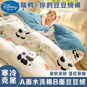 Disney Зимнее одеяло 200х230 см, флис, вес 5 кг, утепленное