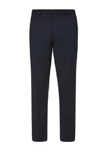 Костюмные брюки s.Oliver BLACK LABEL Slim fit Pleated Pants Pure, морской синий