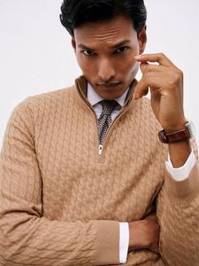 Свитер Richmond из кашемира Reiss, Camel Brown