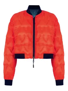 Стеганый бомбер Osklen, зеленый