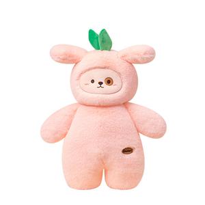 MLING Мягкая плюшевая игрушка с дизайном Fruit, Pear Cat, Potato Bear и Peach Gas Dog высота 40см