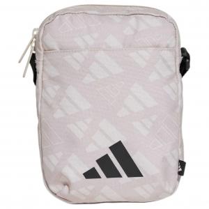 Adidas Полиэстеровый клатч через плечо на одно плечо унисекс оксид алюминия и черный, Aluminum Oxide & Black