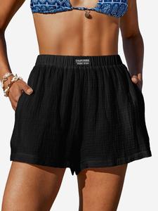 Обычные брюки Cupshe, черный