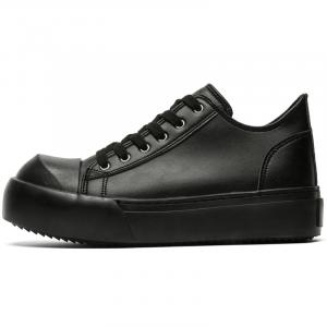 JKEM Кроссовки для скейтбординга среднего размера с противоскользящими амортизаторами и износостойкими свойствами, мужские, черные