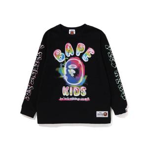 Футболка BAPE X READYMADE для детей A BATHING APE, черная