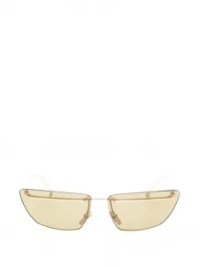 Солнцезащитные очки с геометрической оправой Prada, золотой