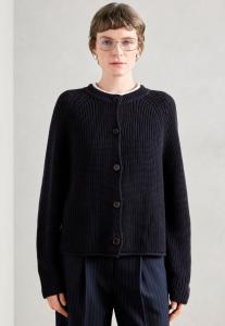 Кардиган Marc O'Polo LONGSLEEVE ROUND NECK, Deep Night Blue/Dark Blue