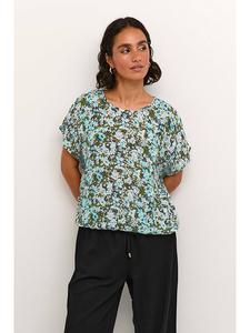 Футболка Kaffe, цвет türkis/grün/schwarz