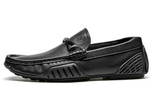 Повседневные туфли мужские черные LEAVELAND