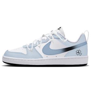 Court Borough Magnolia нескользящие устойчивые к истиранию низкие детские скейтбординг кроссовки Blue Nike, голубой