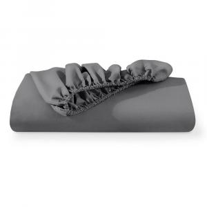 Ультрамягкая простыня с двойной щеткой Bare Home, серый