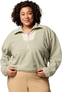 Columbia женская флисовая толстовка Sequoia Grove с молнией до половины, Safari/Dark Stone