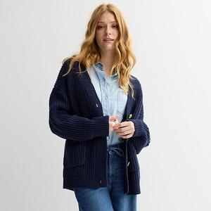 Женский уютный оверсайз кардиган Sonoma Goods For Life, Seattle Navy