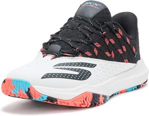 Мужские кроссовки Skechers Slip-ins без застежек: Viper Court Rally, белый/розовый/голубой/светло-голубой