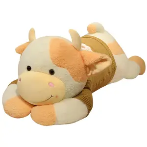 Плюшевая игрушка милая корова в мультяшном стиле, высота 90см/110см/130см/160см Bitter purchase