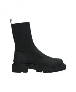 Черные ботильоны без шнурков Estro, черный