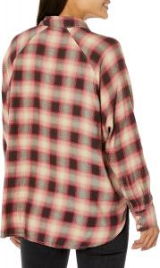 Женская рубашка Levi's Harrison Raglan (стандартная и плюс), James Plaid Syrah