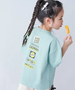 Прохладная на ощупь футболка с коротким рукавом и крупным силуэтным принтом от Devil Lab, 25SS Devirock, цвет 008-Back Logo-Ice Mint