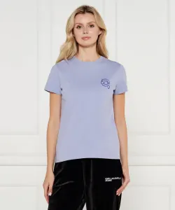 Футболка желе ikonik 2.0 Regular fit Karl Lagerfeld, фиолетовый