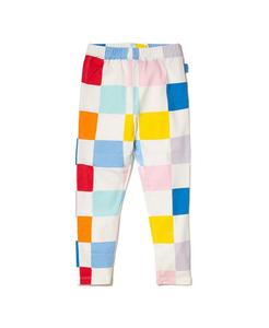 Унисекс клетчатые леггинсы из переработанного хлопка - Baby Mon Coeur, черный