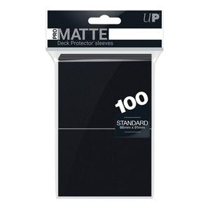 Чехол для карточек Pro-Matte Standard Sleeves: Black (100) Ultra Pro