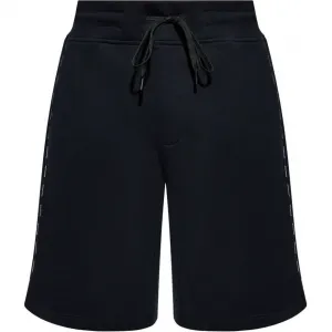 Хлопковые шорты VERSACE JEANS COUTURE, черный