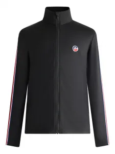 Толстовка Mariozip с полосками на рукавах Fusalp, черный