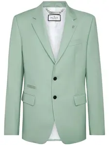 Пиджак Gigolò Fit из вирджинской шерсти Philipp Plein, зеленый