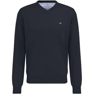 Свитер Fynch Hatton SFPK211 V Neck, черный