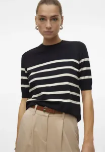 Футболка с принтом vmsaba и воротником-стойкой noos Vero Moda, Black