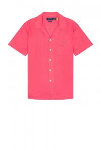 Short Sleeve Camp Pocket Sport Рубашка Polo Ralph Lauren, Pale Red