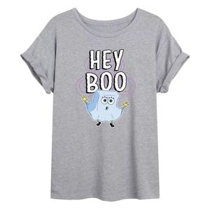 Детская большая футболка с рисунком Губка Боб "Эй Бу" на Хэллоуин Licensed Character