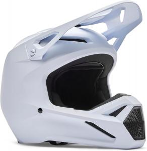 Детский мотокроссовый шлем Fox Racing V1, Matte White Solid