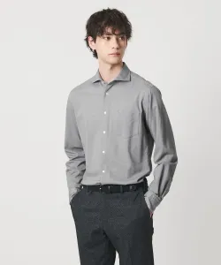 Рубашка Royal Oxford с отложным воротником, удобная модель, антибактериальная и дезодорирующая United Arrows, цвет Lt.Gray