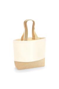 Холщовая сумка-тоут на джутовой основе Westford Mill, обнаженная