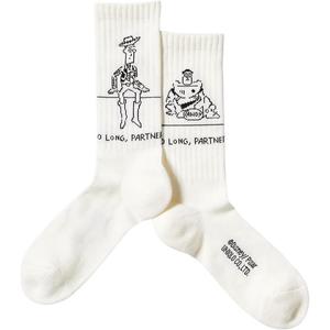 UNIQLO Ю Нагаба коллаборация гольфы унисекс белый