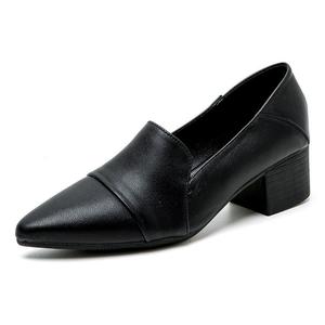 JIUXINGDAO Повседневные однобортные туфли женские черные