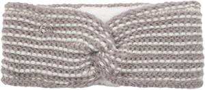 Женская двухцветная трикотажная повязка на голову Calvin Klein Twist, Heathered Mid Grey(A0Kh6236-032)/White