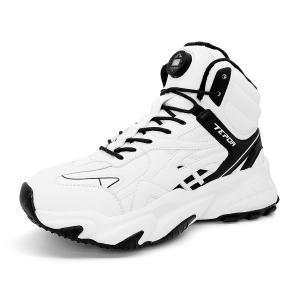 Термостойкие противоскользящие высокие массивные кроссовки унисекс Tepor, белый