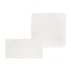 Сервировочное блюдо Servierplatten Manufacture Rock 2 шт., белое Villeroy & Boch, белый