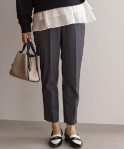 Красивые зауженные брюки из саржи Suite, цвет Gray [004]