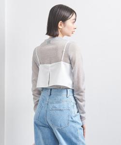 Топ из тюля с блестками United Arrows, цвет White