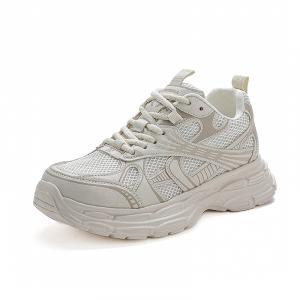 Низкие массивные кроссовки женские POOQ, Apricot