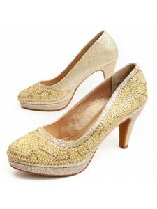 Туфли Unne67 в золотистом цвете Montevita