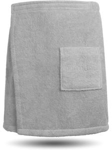 Normani Мужская банная килт из органического хлопка Мерсин серого цвета