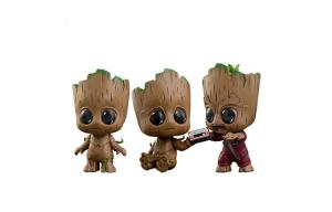 Groot Cosb360 Стражи Галактики 2 детский набор фигурки чиби 10см Hot Toys