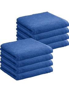 Redbest  Махровое легкое банное полотенце Oceanside, 8 штук, королевский синий цвет, махровое
