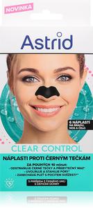 Очищающие полоски для лица Clear Control от черных точек Astrid, 6 шт